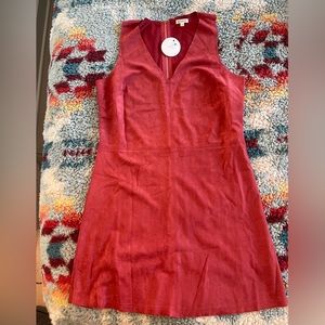 NWT Rust Suede Mini Dress